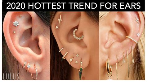 The Best Ear Piercing Trends From 2020 YouTube