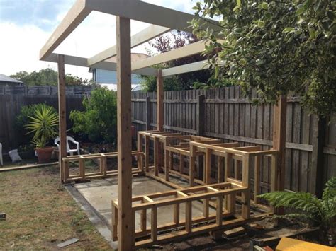 Using a barbecue tray and grill set husband builds an outdoor barbecue. Outdoor BBQ Entertaining Area - Landscaping Services ...