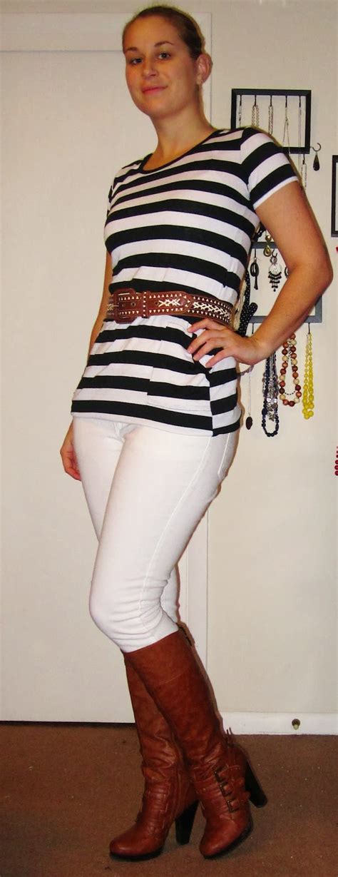 Low Budget Fashionista Stripes And White Featuring Sammydress