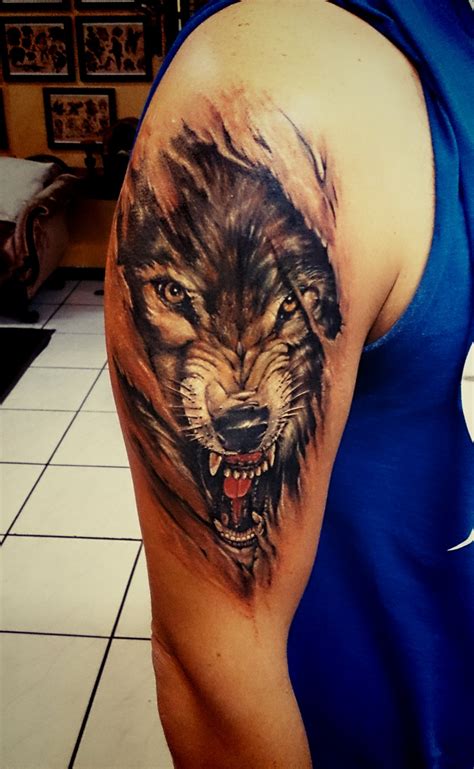 Unveiling The Symbolic Power Wolf Tattoos For Guys Meaning Explored