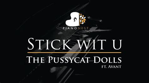 The Pussycat Dolls Stick Wit You Piano Karaoke Instrumental Cover With Lyrics Stickwitu
