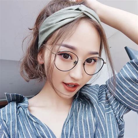 Dokly 2017 Women Round Frame With Floral Glasses Vintage Woman Glasses