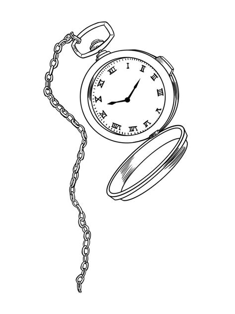 Pocket Watch Tattoo Design By Aaronlecours On Deviantart