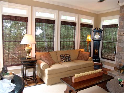 Tropical Woven Shades Traditional Window Treatments Atlanta By