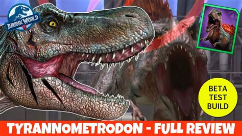 Tyrannometrodon First Look And Review Jurassic World Alive 219