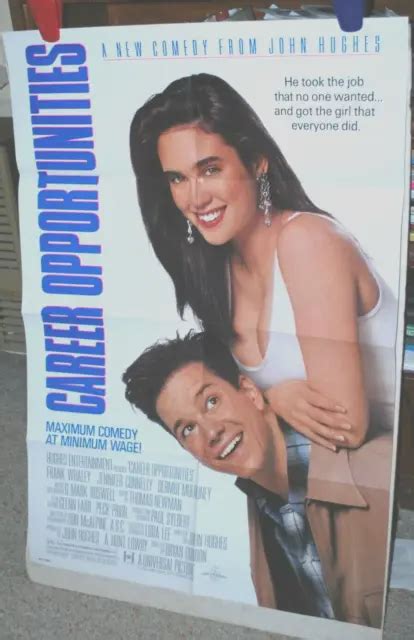 Career Opportunities Original Movie Poster 1991 Jennifer Connelly Frank Whaley 39 95 Picclick