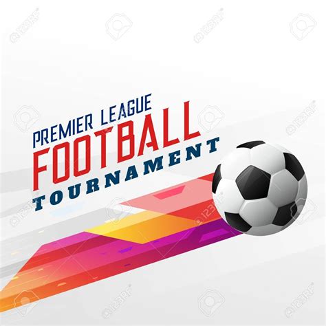 Abstract Football Soccer Tournament Background Aff Football