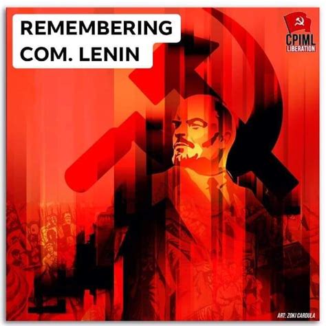 Remembering Comrade Lenin On His Death Cpi Ml Tamilnadu