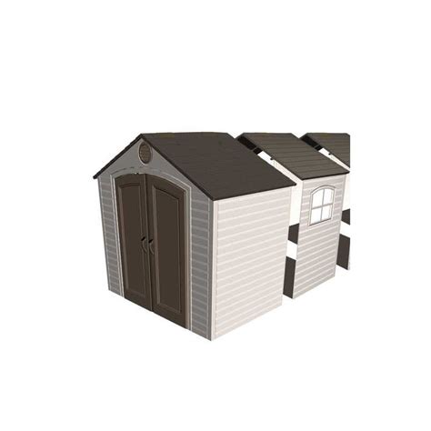 Lifetime 8x2 5 Ft Storage Shed Expansion Kit With One Window 6424