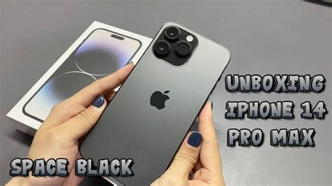 Unboxing Iphone Pro Max Space Black Setting Up Accessories