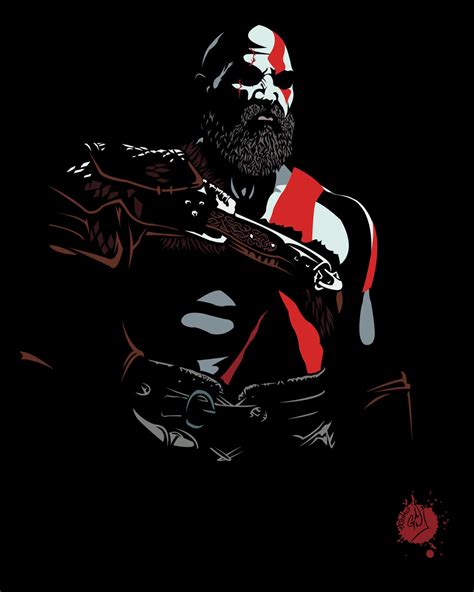 God Of War 4 Kratos By G Jaguar On Deviantart