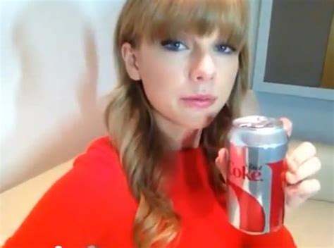 Taylor Swift Releases A Video Announcing Her Endorsement Deal With Diet Coke