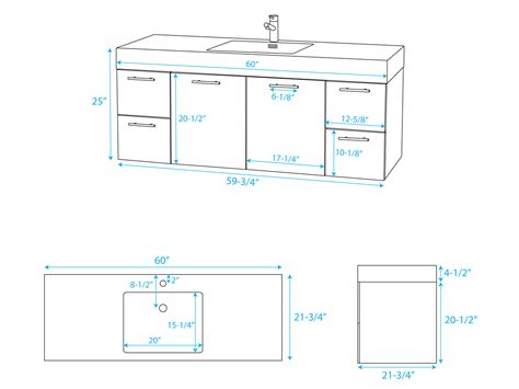 The insanity of size 0. 60" Amare Single Bath Vanity - Grey Oak - Bathgems.com