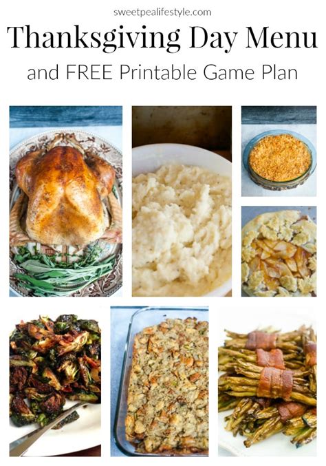 Easy Thanksgiving Dinner Menu Ideas Lilmordesign