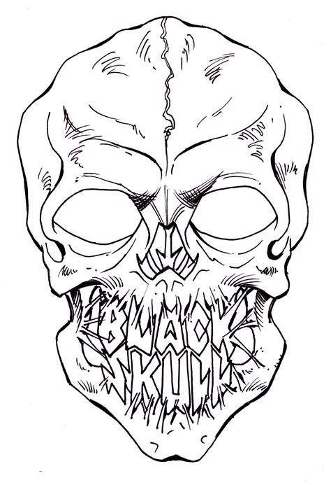 Color with tattoo containing a skull, a snake and beautiful roses with leaves. BlackSkull1