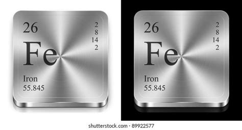 Technetium Element Periodic Table Two Steel Stock Illustration 90008959