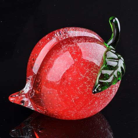 Hand Blown Art Glass Fruit Sculpture Fruit Sculptures Glass Art Hand Blown