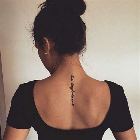 Pin By Izzy On Body Ink Neck Tattoos Women Girl Back Tattoos Spine Tattoos For Women