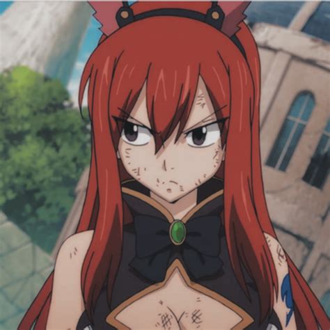 Heart kreuz v.3 armor anime: dumbass™️ — erza icons~ in 2020 | Fairy tail anime, Fairy ...