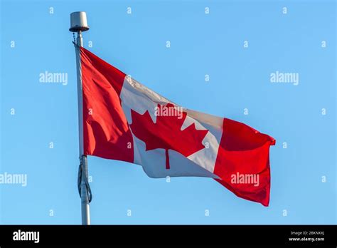 Canadian Flag Pole Hi Res Stock Photography And Images Alamy