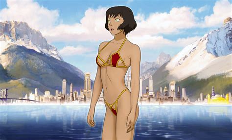 Rule 34 Anaxus Avatar The Last Airbender Bikini Opal Bei Fong Solo Solo Female Swimsuit The