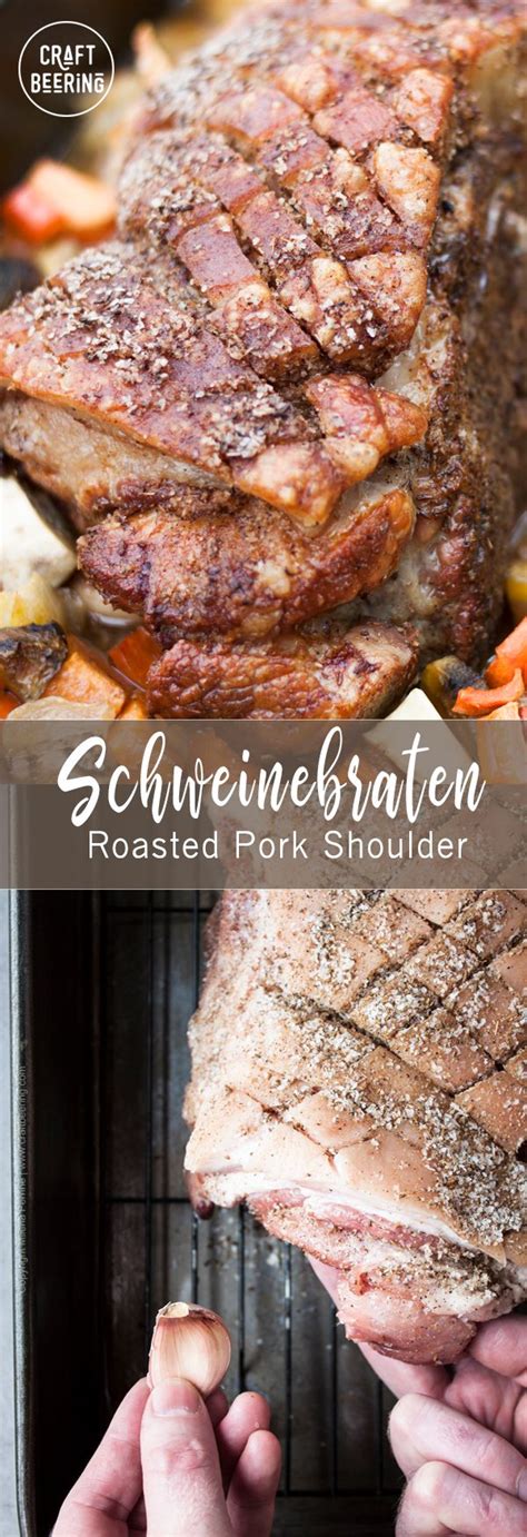 Boneless Pork Shoulder Roast Aka Schweinebraten Food Recipes Easy