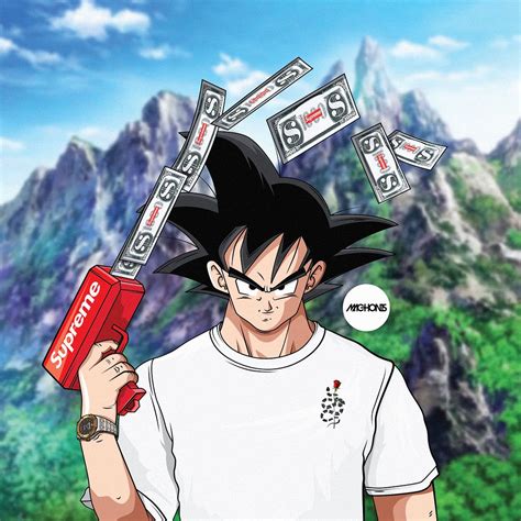 Fondos Para Iphone Goku Con Ropa Supreme