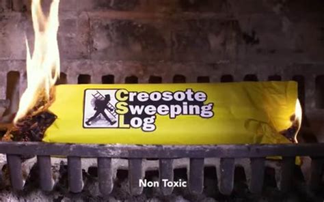 Creosote Sweeping Log For Fireplaces And Woodstoves Smithland