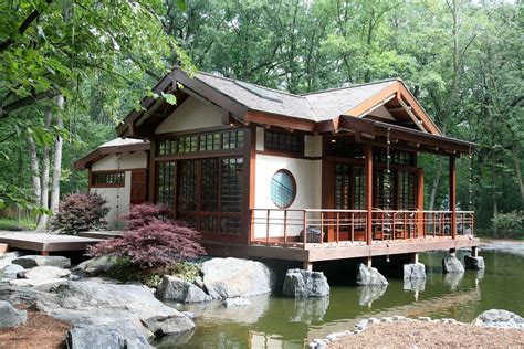 Exteriors Of Japanese Houses Asian Inspired Tea House Japanese