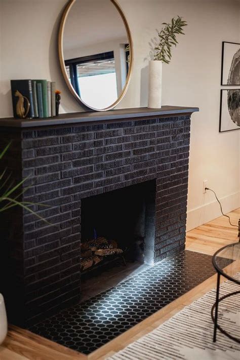 35 Classy Painted Brick Fireplaces Ideas To Try This Month Brick