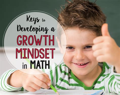Keys To Developing A Growth Mindset In Math Primary Flourish