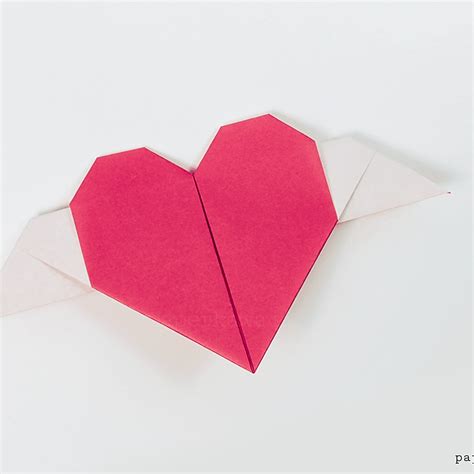 Origami Cat Heart Tutorial Origami Heart Pocket Paper Kawaii