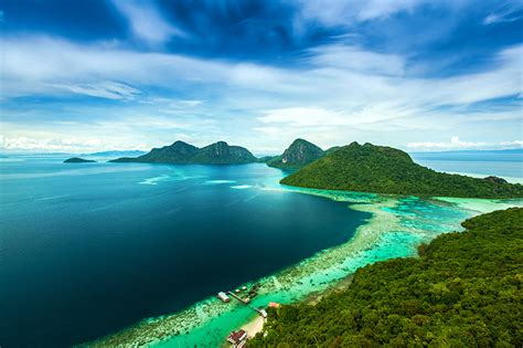 Fotos Von Malaysia Bohey Dulang Island Natur Insel Tropen Himmel