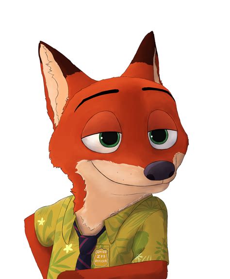 Nick Wilde From Zootopia By Caecuss On Deviantart