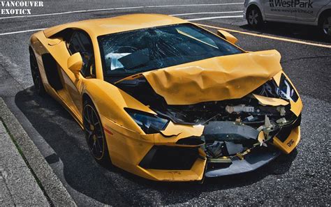 Lamborghini Aventador Crashes In Vancouver Gtspirit
