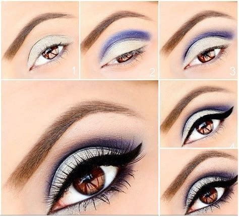 Blue Eyeshadow Tutorial Google Search Makeup Eye Makeup Pictures