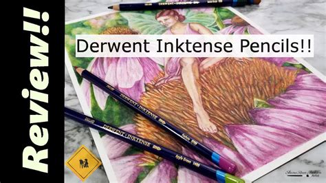 Derwent Inktense Pencil Review Tips And Tricks On Layering Youtube