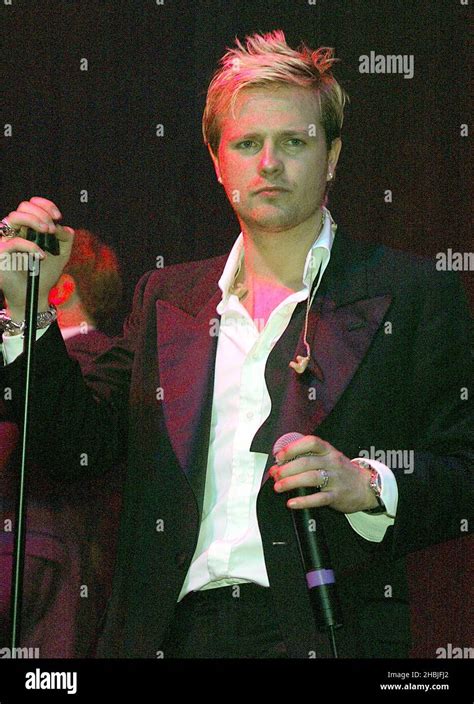 Nicky Byrne Performs On Stage With Westlife At G A Y At The Astoria On