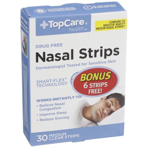 You need to go to the. TopCare Nasal Strips Medium Clear | Hy-Vee Aisles Online ...