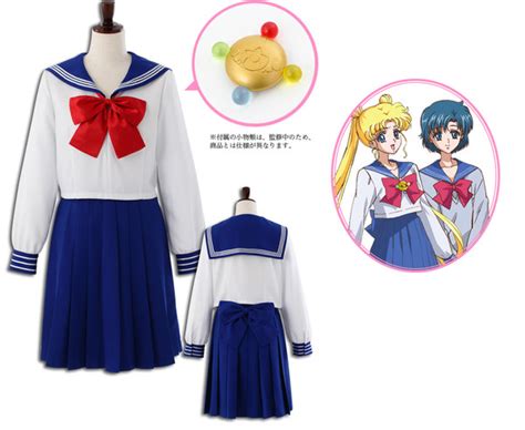 Anime Sailor Moon Tsukino Usagi Cosplay Costume School Uniform Dress