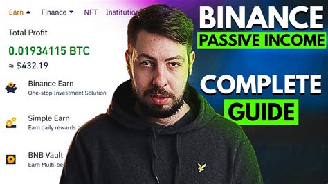 Binance Passive Income Ultimate Binance Earn Guide Youtube