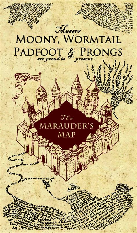 Marauder S Map Harry Potter Harry Potter Marauders Map The My Xxx Hot Girl