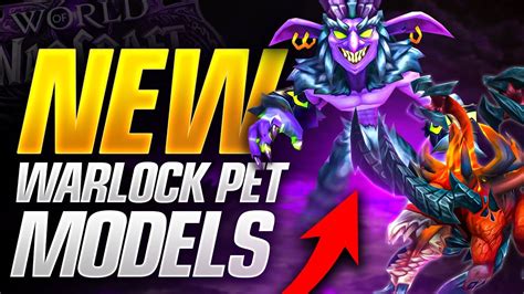 First Look At The New Warlock Pet Models In Coming Patch Youtube