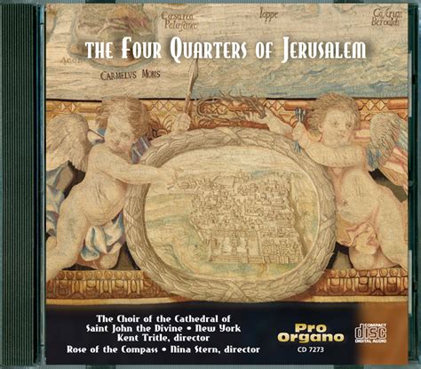 The closest entry is through the zion gate; The Four Quarters of Jerusalem (Compact Disc) Cathedral ...