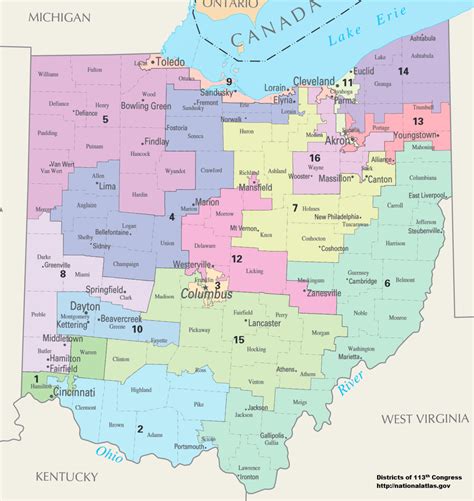 Ohios Congressional Districts Wikipedia