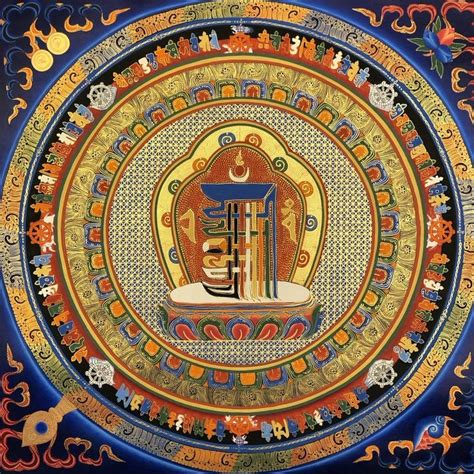 Recently, khentrul rinpoche, a master in the nonsectarian rimé tradition known for his teachings on the kalachakra system of the jonang school, has come up with a new way of conjuring up this rich imagery—by 3d printing it. Kalachakra mantra mandala Size : 45 x 45 cm | Buddhist art ...