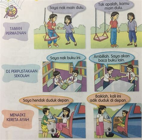 Contoh Gambar Sikap Tanggung Jawab Di Sekolah Kartun Rangking Soal