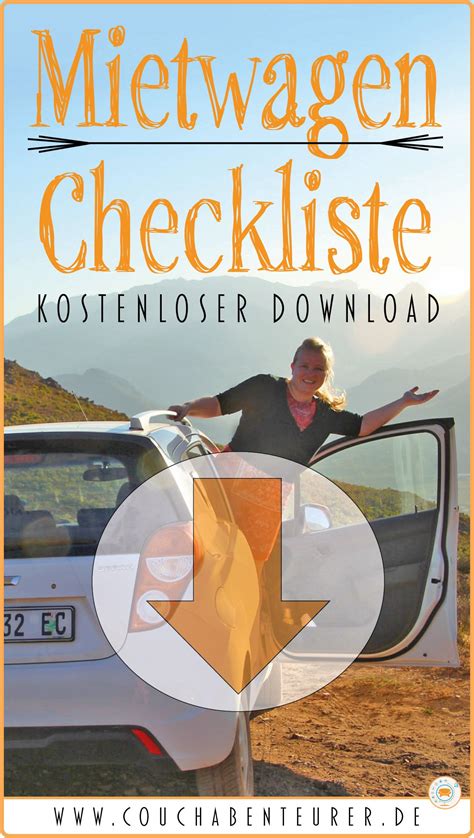 Mit kostenlosem pdf zum download. Mietwagen-Checkliste: Diese Übergabe-Liste hilft dir, dich ...