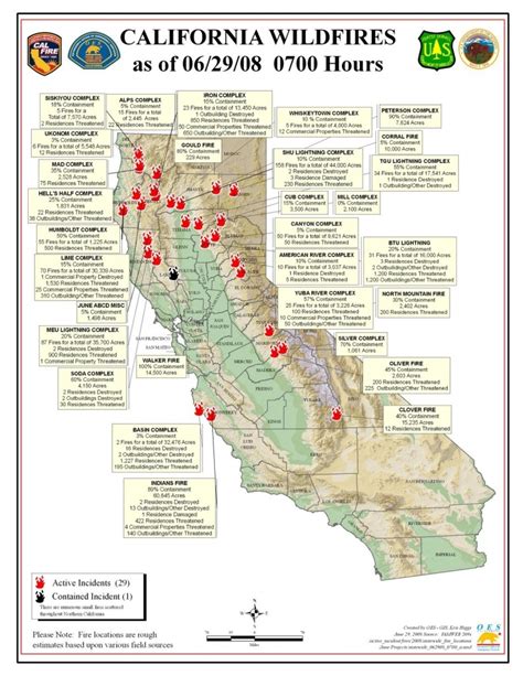 Divisions And Area Map California Fire Chiefs Association Where Are