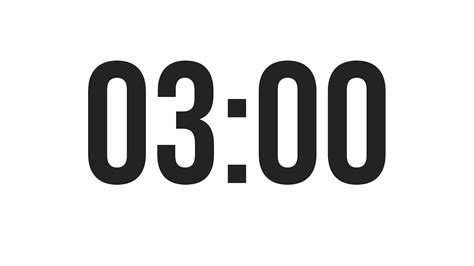 3 Minute Countdown Timer Minimal Youtube
